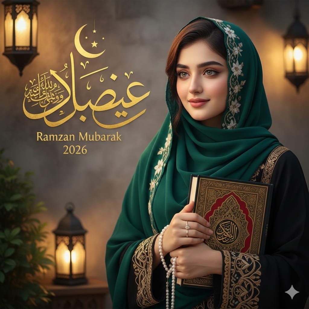 Google Gemini Girls Ramzan Mubarak 2026