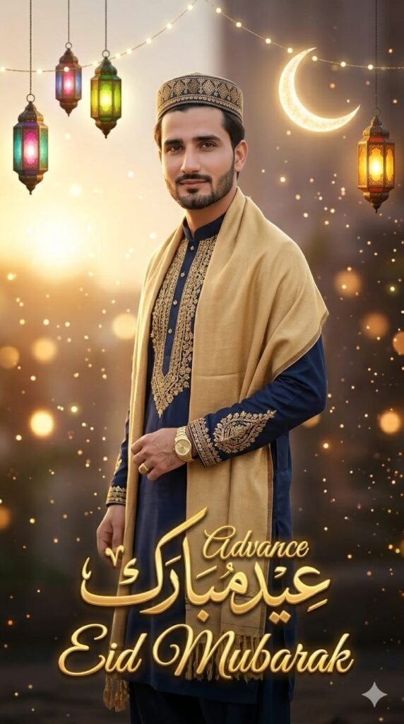 Eid Mubarak AI photo editing prompts