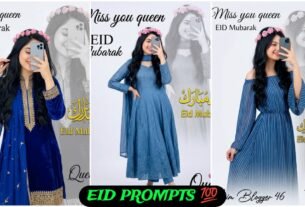 Eid Mubarak AI photo editing prompt