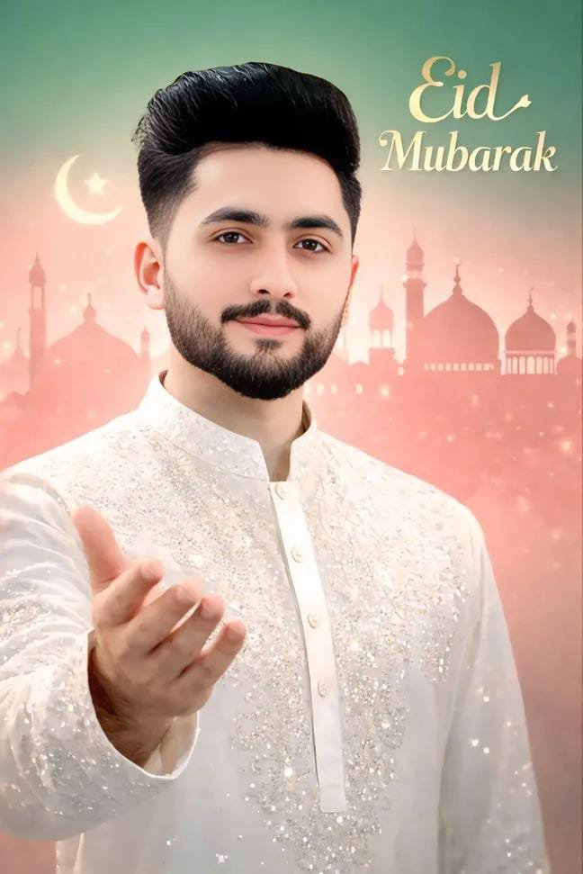 Eid Mubarak AI photo editing prompts