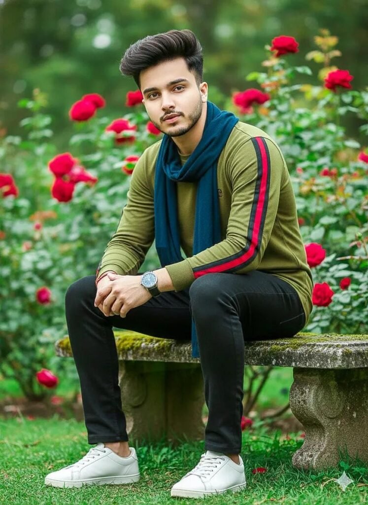 Google Gemini boys flowers photo editing prompt