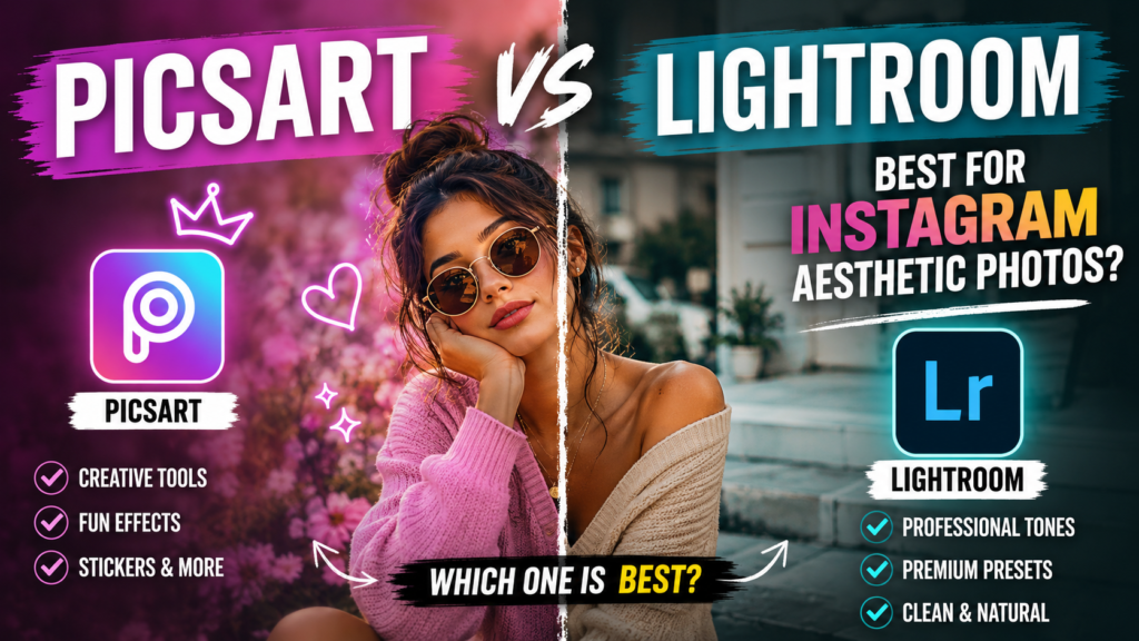 PicsArt vs Lightroom