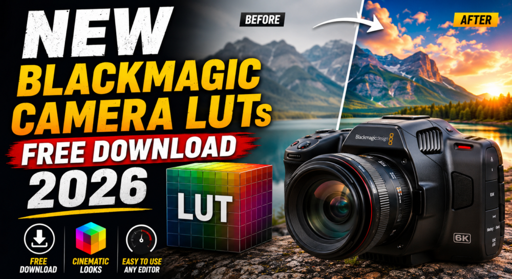 blakmagic camera luts