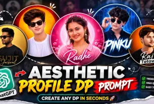 Aesthetic Profile Picture Dp Editing Prompt
