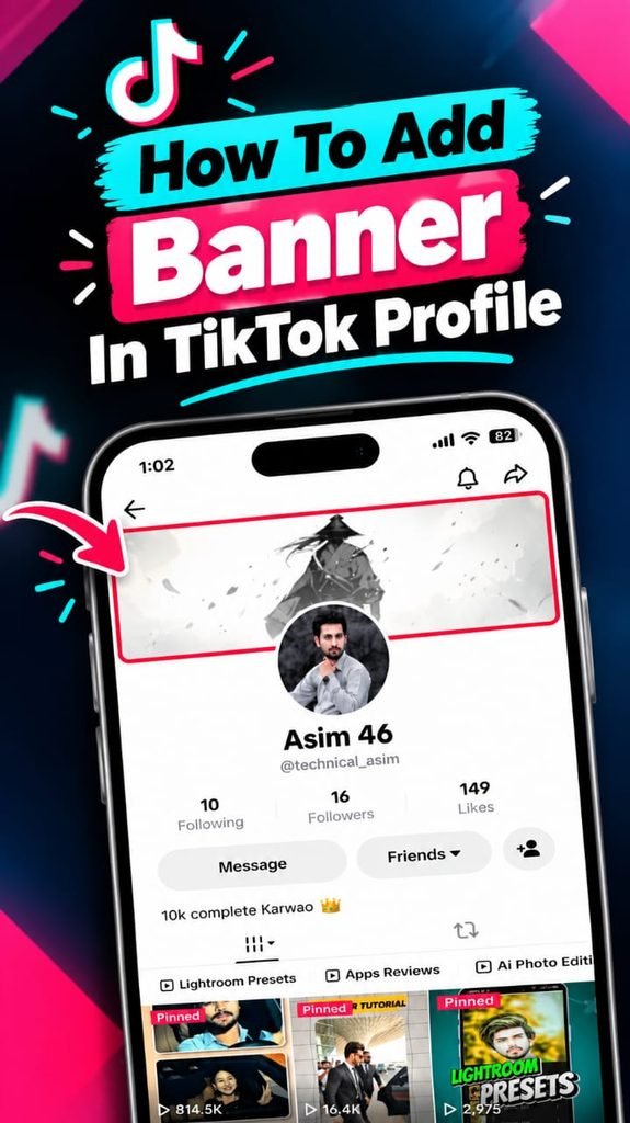 How to add a banner on TikTok profile step-by-step guide 2026